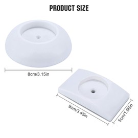 Kettion Wall Guard Protector, Safety Gate Fence Wall Guard Pads Accessories, Pet Dog Isolation Fence Padding, Balcony Fence Extender, Stair Wall Saver for Pressure Mounted Gate, Door Frame, Doorways