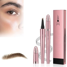 Lápiz Para Cejas Lápiz Para Microblading De Cejas - Lápiz Para Maquillaje De Ojos Lápiz Para Cejas Micro 4 Point Brow Pen Lift & Snatch Eyebrow Microblading Pen Larga Duración Impermeable Cabello Natural Para Cejas (D)
