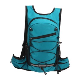 Bike Backpack Waterproof Folding Ultra Lightweight Nylon Bike Hydration Backpack for Outdoor Cycling Hiking Blue