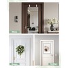 OXDFK 4 PCS Over The Door Mirror Hanger, Adjustable Door