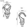 LEDSone Mini Ceiling Hook Antique Carving Safety Buckle Design QHanger