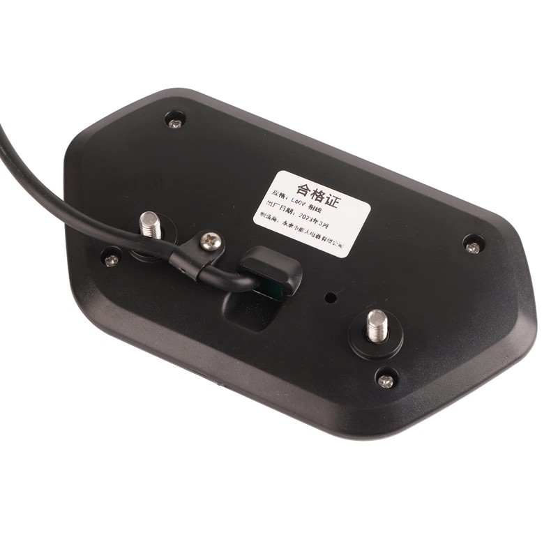 Keenso Tablero Digital para Moto, 48V/60V Odómetro para Motocicleta, Tacómetro,