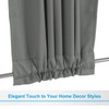PATIKIL Blackout Door Curtain, 25 Inch W x 40 Inch