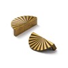 JIASENBAO 5 Pack Antique Brass Cabinet Pulls 3" Hole Center