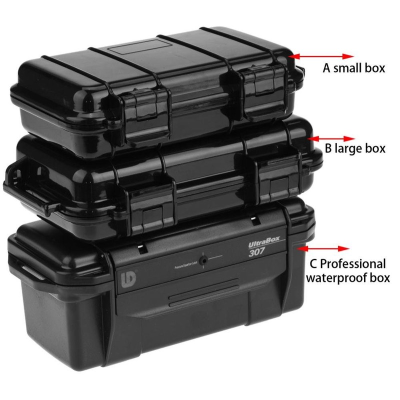 Tbest Waterproof Box Boat, Waterproof Box, Shockproof Box, Airtight Survival