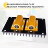 sourcing map 5pcs 50W 470 Ohm 5% Aluminum Housing Case