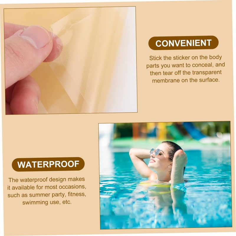 Outanaya Scar Concealing Stickers Skin Tone Tape for for Birthmarks