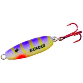 NORTHLAND          BUCK-SHOT  RATTLE SPOON     1/16 oz     Purple Tiger UV