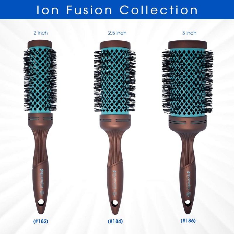 Spornette Ion Fusion 2 inch Round Brush With Thermal Ceramic