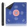 Funria Mahjong Mat 31.5x31.5 inches with 1 Black Carrying Bag
