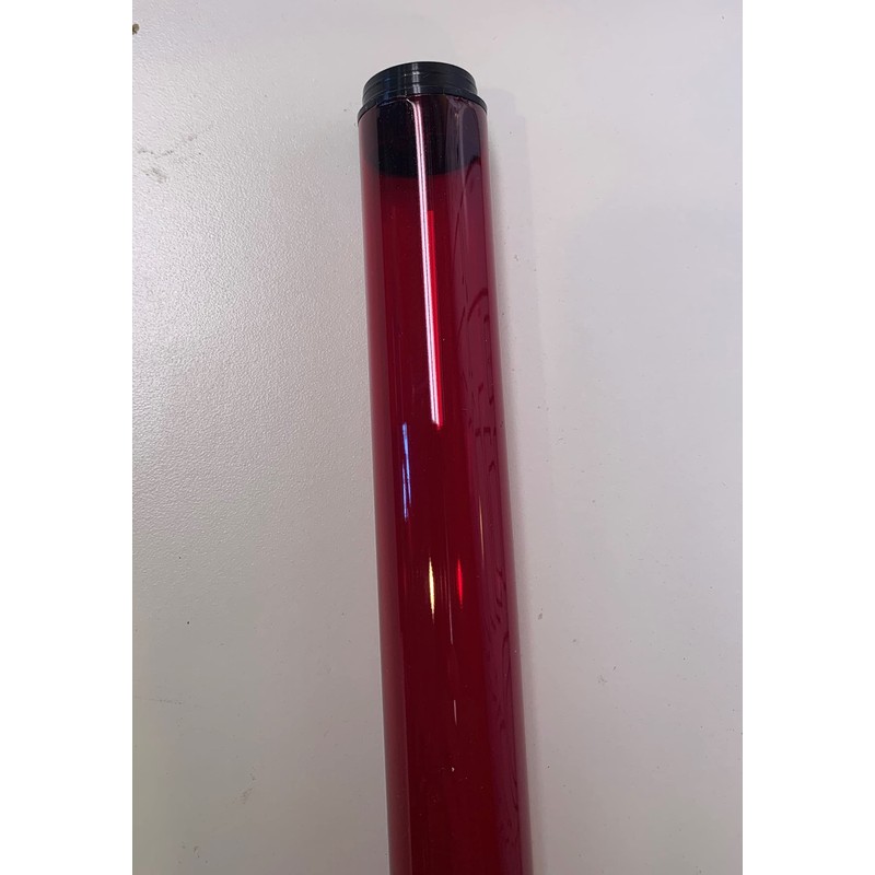 1800ceiling 4' RED Tube Guard for T8-F32 Bulb (4)