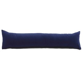 Classic Home Store Royal Blue Velvet Draught Excluder Narrow Boat Caravan Soft Cotton Draft Stopper (2ft 6")
