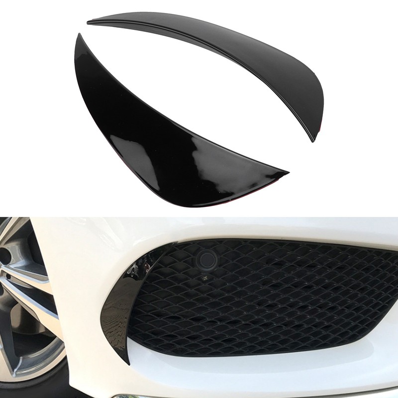Front Bumper Air Vent Cover Canard Replacement for MercedesBenz CClass