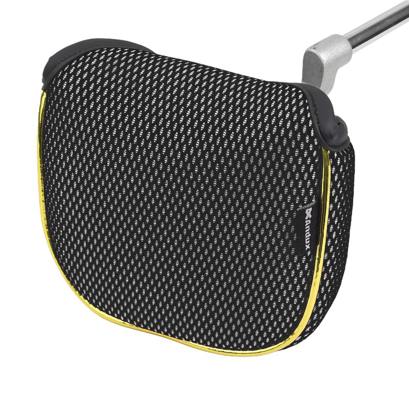 Andux Gold Putter Cover Golf Putter Head Covers Square MT/TG27