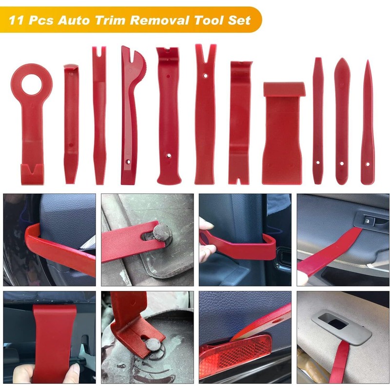 GOOACC 19 Piece Auto Trim Removal Tool Set Nylon Prying