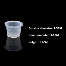Tattoo Ink Caps - Yuelong 600 Pcs Plastic Tattoo Ink Cups, Mixed Sizes #8 Small #11 Medium #15 Large Ink Caps for Tattoo Ink,Tattoo Machines,Tattoo Supplies