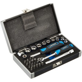 Signet 11121 1/4DR 31PC Short Socket & Bit Set (6 Angle) 11121