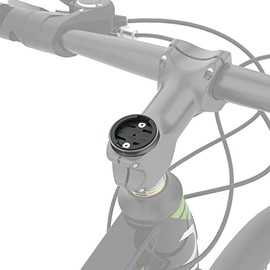 Bike Stem Top Cap Mount - Garmin Mountain Bike Mount for Garmin 25 200 130 500 510 520 520 800 810 820 1000 1030, Wahoo Elemnt, Bryton, Cateye Cycling GPS Computer, Includes Bike Phone Holder (Grey)