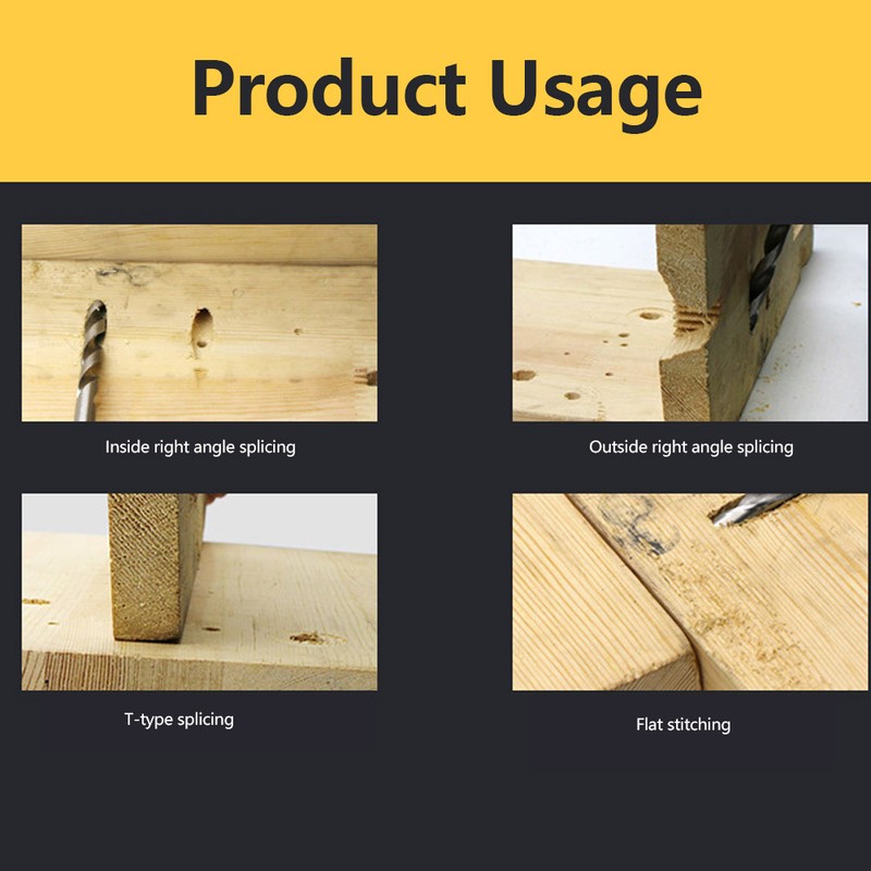 Slant Hole Pull Clip Carpenter Fixed Clamp Hardware Woodworking Accessory