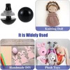 UDNUYFGZ 566Pcs Safety Eyes with Washers,for DIY Craft & Doll