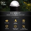 Classy Caps CH2233B Summit Chain Link Solar Post Cap, Black