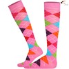 MySocks Unisex Knee High Argyle Socks - 37-41