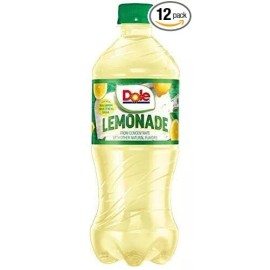 Dole Lemonade 20 Oz Soda Bottles (Pack of 12, Total of 240 FL OZ)