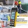 AOPUTTRIVER AP-846A CFM Anemometer Air Flow Meter with HVAC Manometer