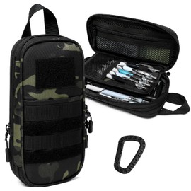 BlesMaller Pencil Case Tactical Teenager School Supplies Pencil Case for School & Office -Expandable