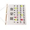 Numbered Calendar Pocket Chart Cotton and Linen Morning Check Classroom