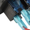 3 Gang Rocker Switch Panel IP65 Waterproof DC12‑24V Blue Light