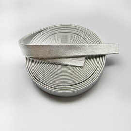 Silver Leather pu ito sageo Sword Handle for Japanese Samurai wakizashi Tanto Katana Sword tsuka (Silver)