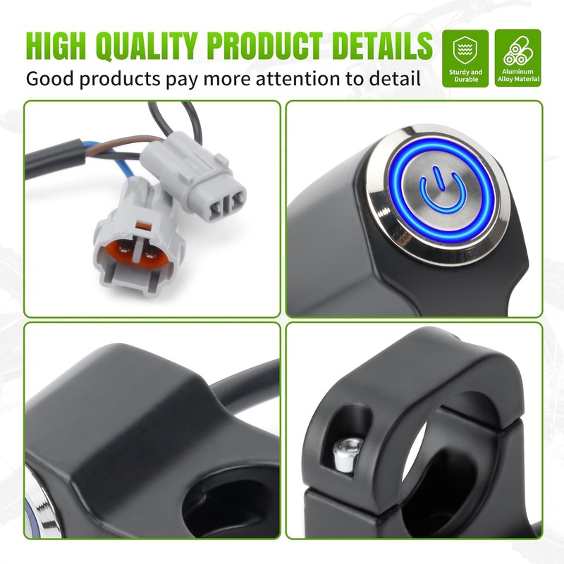 RIDLOG Surron Headlight Switch Surron Motorcycle Light On/Off Switch Fit