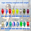 Trout Spoon Set 16 Pieces Artificial Bait Spinner Blinker Set