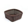 PP rattan square basket VPS-018 (dark brown) 5ea