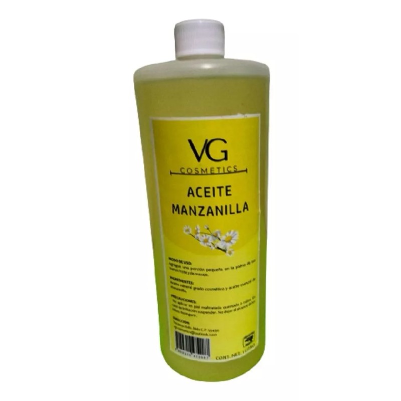 VGCOSMETICS Aceite Manzanilla Masajes Corporal Profesional Spa 1 Litro