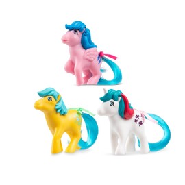 Basic Fun My Little Pony Mini Classics, 2" Collectible Action Figures Toy Set, MLP Generation 1 Series, for Girls Ages 4+, Iconic Pony Toys for Kids