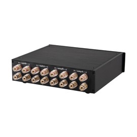 Two Amplifiers to Two Pairs of Speakers Selector Switch (2 to 2) Manual Switcher 2 in 2 Out Metal Enclosure (AS 0202)
