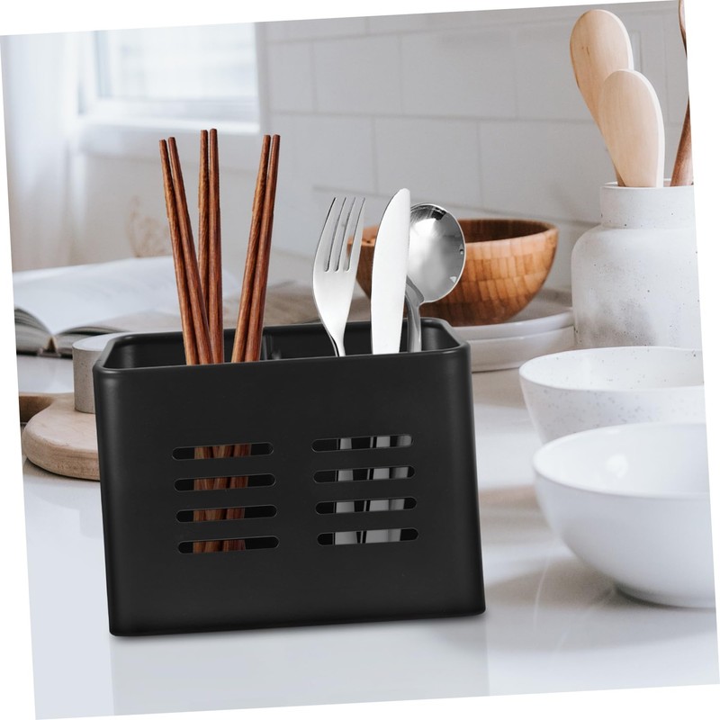 FUNOMOCYA Stainless Steel Chopstick Holder and Cutlery Organizer Capacity Utensil