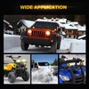 Auxbeam 4in 90W Led Amber Fog Light, Super Bright 9000LM