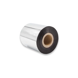 vhbw Thermotransfer-Band kompatibel mit Valentin Genio 216, 144, 104 Drucker Etikettendrucker, Wischfest, 70 mm x 300 m, Wachs-Plus Schwarz