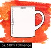huuraa Glitzertasse Jeck mit Herz Geschenk Tasse Blau 330ml Jeck