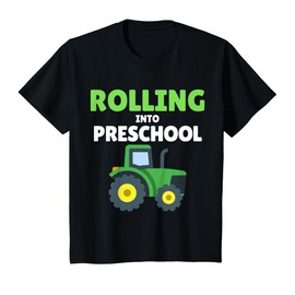 Back to School Tractor Construction First Day of Preschool T-Shirt