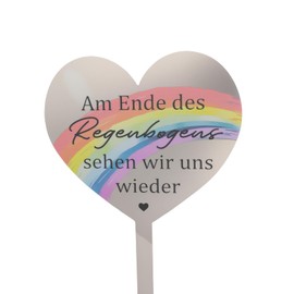 STEFUEWILL17 Stainless Steel Grave Decoration, Weatherproof, Rustproof, Corrosion Protection, Outdoor Memorial Cemetery Decoration, Grave Decoration for Remembrance (Style 1)