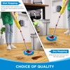 Baderke 3 Pack Chenille Mop Heads Replacements Compatible with 1