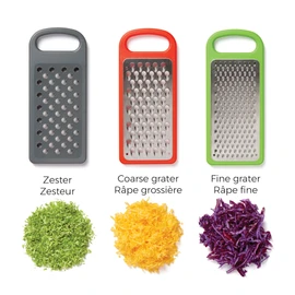 Gourmet by Starfrit 080824 Grate and Store Set, 3 Blades