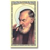 Saint Padre Pio Holy Card -Prayer to Padre Pio