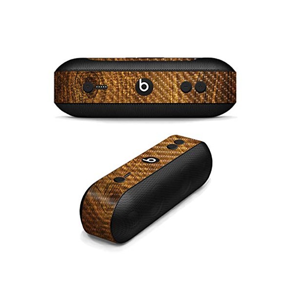 MightySkins Carbon Fiber Skin for Beats Pill Plus - Brown
