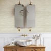 JiffDiff Grasscloth Wallpaper Peel and Stick Cream Grassweave Peel &