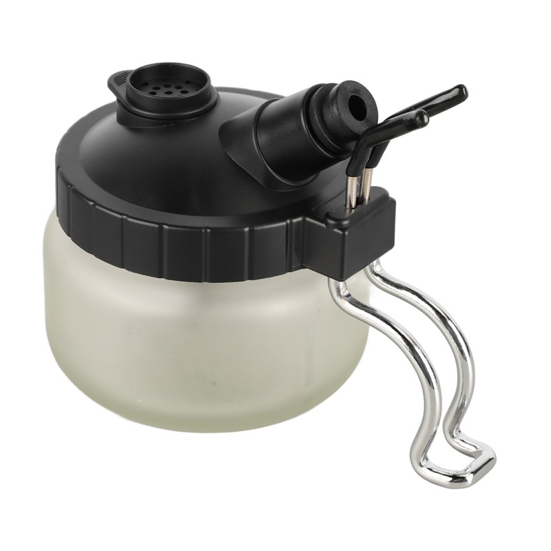 Airbrush Cleaning Pot Universal Glass Bottle Airbrush Cleaning Jar with
